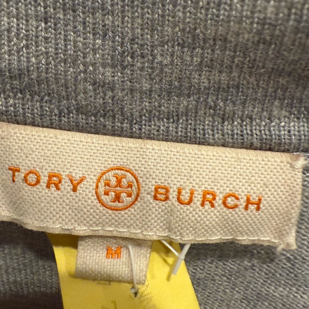 Tory Burch Heather Gray Cardigan - Picture 3 of 4